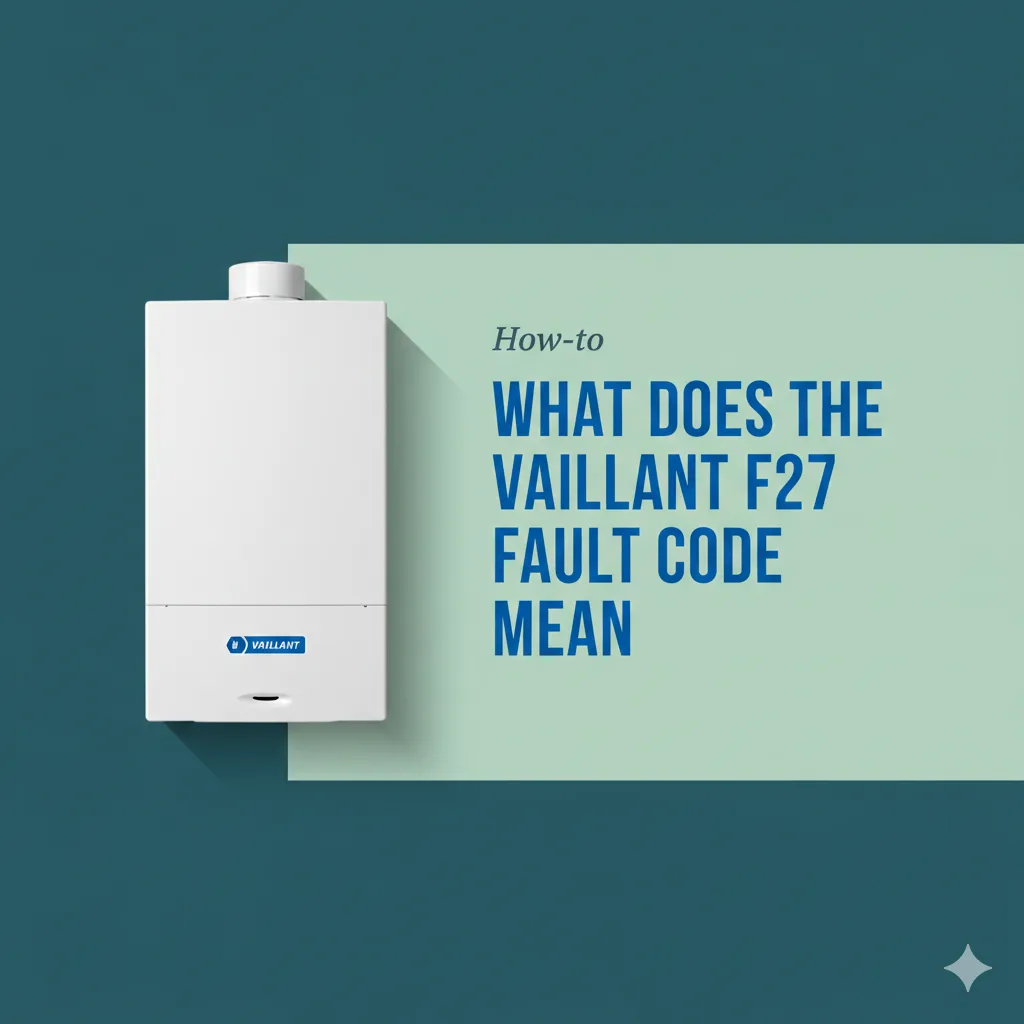 Understanding the Vaillant F27 fault code — false flame detection explained by Advanced Heating and Plumbing.
